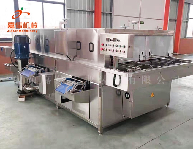 新型食品周轉箱清洗機 托盤(pán)清洗機