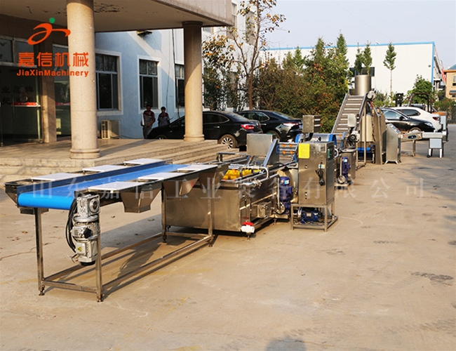 根莖類(lèi)、葉菜類(lèi)二合一清洗風(fēng)干流水線(xiàn)設備